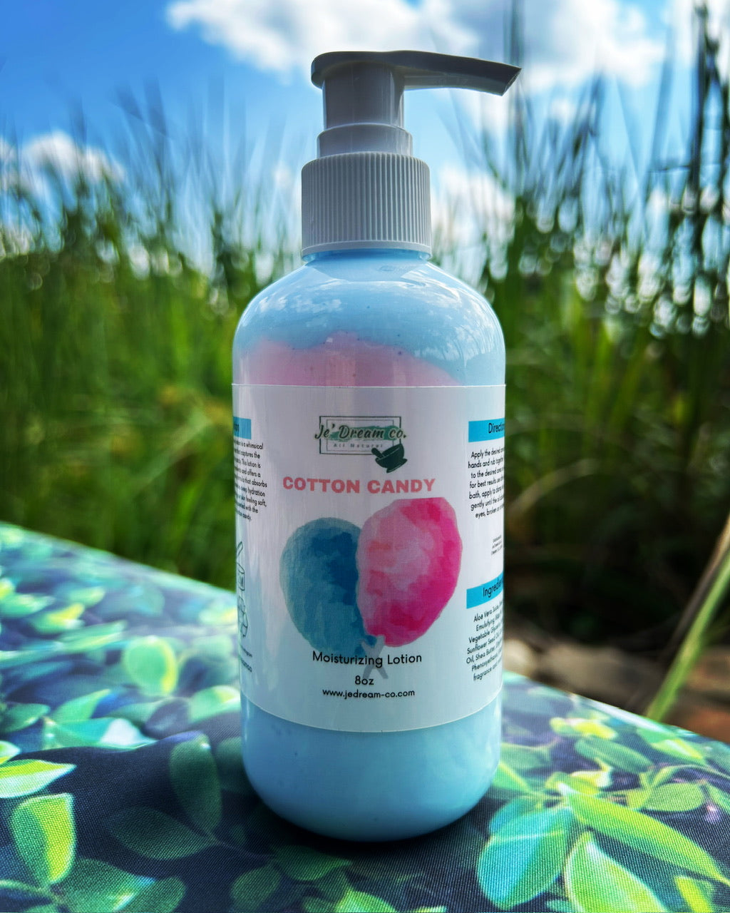 Our cotton candy organic lotion 